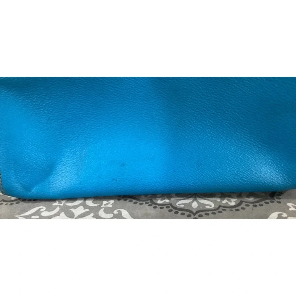 Dooney and Bourke Blue  Pebble Grain Leather Handbag